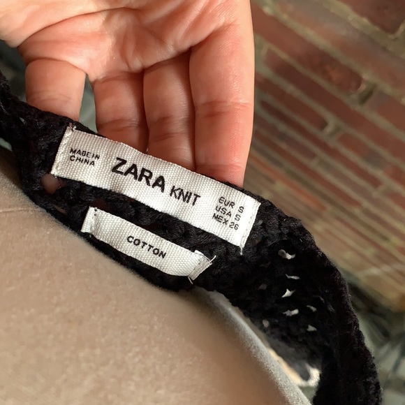 MOVING sale! Zara Striped knit beach cover up - Picture 4 of 4